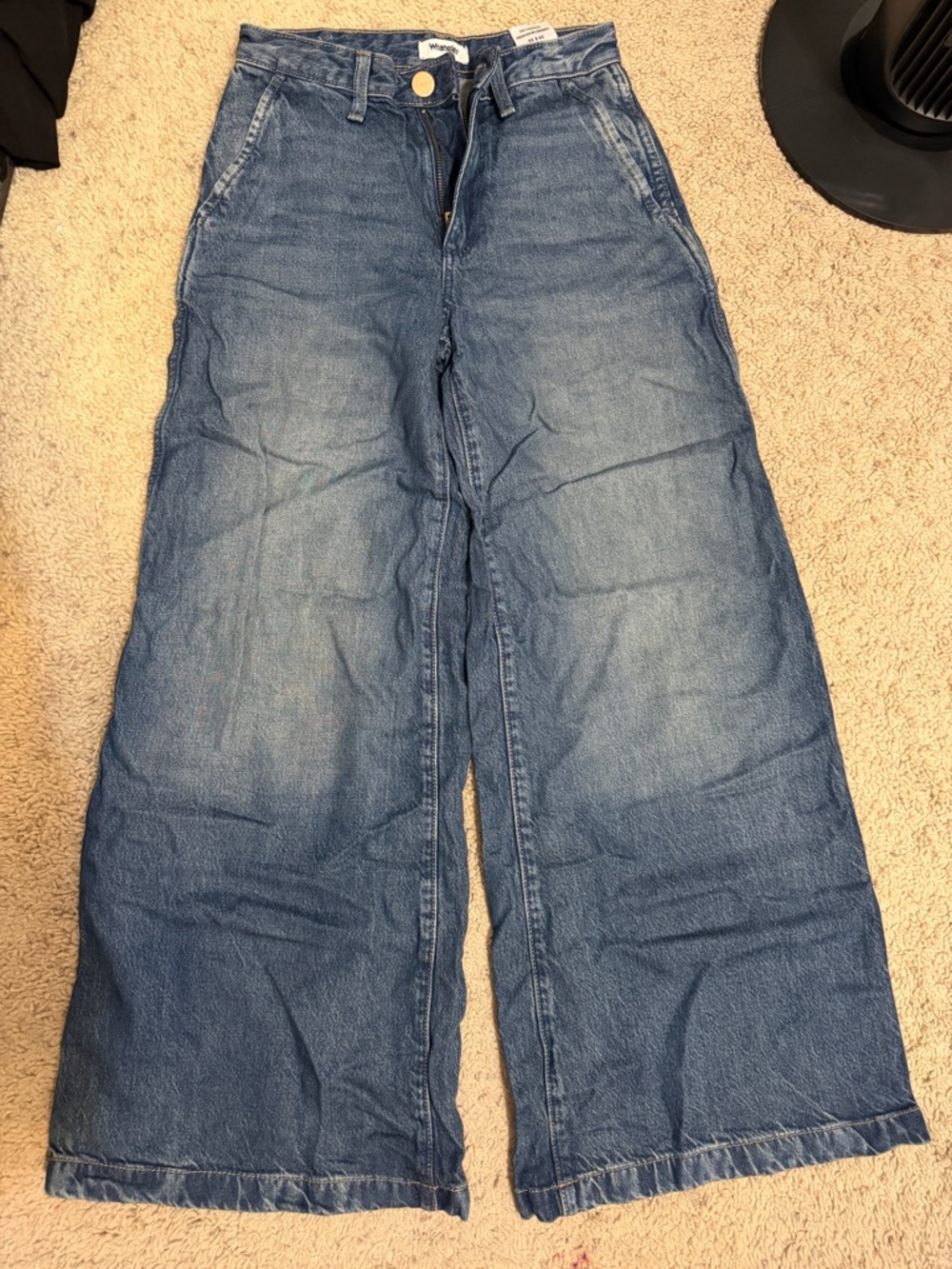 Wrangler Women's High Rise Trouser Jeans Size 24 L 30 Light New